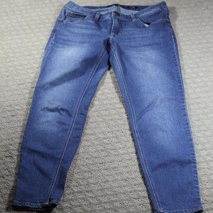 1822 Denim "Adrianna" Size 4 Low Rise Skinny Blue Jeans
